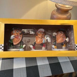 PITTSBURGH PIRATES PIEROGIES FIGURINES HANNAH SAUL CHESTER NIB CHRISTMAS GIFT